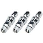 ヒロワールドトレード カプラー クイックジョイント 3組 エアーホース ウレタンホース 用 オスメスセット カプラ (8*12mm 3個セット)
