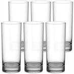 ショッピングミニマリスト ホリコシ ガラス ゾンビーグラス コリンズグラス オーシャンロングタンブラー 355ml 6個セット クリア