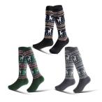  - The ko сноуборд для носки Kids Junior толстый носки альпинизм гольфы лыжи носки одежда для сноуборда теплоизоляция защищающий от холода снежные игры чёрный + пепел + зеленый 