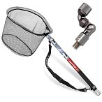 サンライク（SANLIKE）玉網 タモ網 伸縮式 ランディングネット 12段階 11段階 7段階 小継玉の柄 釣りネット 釣り 4つ折り枠 すく