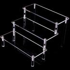 rubonalie полки фигурка кейс кейс для коллекции акрил кейс акрил кейс прозрачный чехол дисплей подставка кукла ( прозрачный 3 уровень 