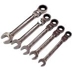 SK11(エスケー11) ラチェットレンチセット 10~17mm SGR-F5SET フレックスヘッド