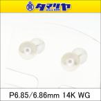 パール(P6.85/6.86mm) ピアス 14K WG ホワイトゴールド 29580727