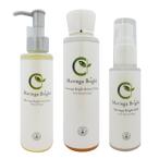 [モリンガブライト化粧品3点セット] モリンガブライトクレンジング＋モリンガブライトミネラル化粧水＋モリンガブライトミルク（乳液） 発酵モリンガで美しく