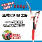 高枝切りばさみ のこぎり付き ハサミ 剪定 伸縮式高枝切り鋏 ガーデニング 園芸 軽量  鋏のみ 超軽量 剪定 果実 採取 高枝切鋏 ガーデニング 庭 枝切り