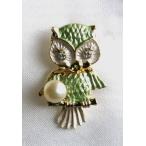 ミニフクロウタックブローチラペルピ...