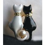 Yahoo! Yahoo!ショッピング(ヤフー ショッピング)パールブローチ　２匹の猫 ネコちゃん  伊勢志摩産 アコヤ本真珠