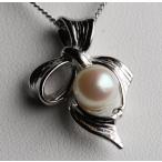 Yahoo! Yahoo!ショッピング(ヤフー ショッピング)パールペンダント ネックレス 可愛いリボン　伊勢志摩産 あこや本真珠 シルバー925 ギフト レディースアクセサリー