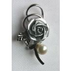 Yahoo! Yahoo!ショッピング(ヤフー ショッピング)シルバー薔薇 パール タックブローチ アクセサリー 伊勢志摩産 アコヤ真珠 バラ ギフト