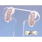 ダイヤ 1.0ct ファッション K18WG ピアス イヤリング