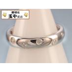 ダイヤ11P プラチナ pt900 リング 9号