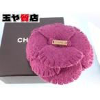 シャネル パープル カメリア CHANEL プレート コサージュ 4663