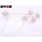 ブローチ ダイヤ2.59ct フラワー ラペルピン K14WGホワイトゴールド