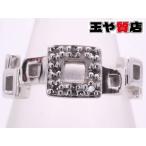 23区 ダイヤ0.06ct デザイン リング 11号 K18WG ホワイトゴールド