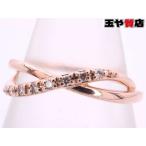 4*C diamond дизайн булавка кольцо для ключей 5 номер K10PG розовое золото 