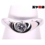 ティファニー 美品 ダイヤ1P カーブバンドリング 10号強 pt950 プラチナ ペレッティ