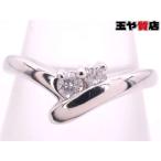 ダイヤ0.10ct デザインリング 12号 pt900 プラチナ
