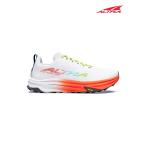 [Men]MONT BLANC SPEED M #WHITE/FRY CORAL/VPR BLU [AL0A85RZ73Z1M] Montblanc скорость ALTRA Alto la мужской обувь гонки модель super амортизирующие свойства 