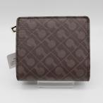 GHERARDINI ゲラルディーニ　ナイロン　二つ折り財布 /ベージュ×こげ茶