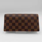 LOUIS VUITTON ルイ・ヴィトン ダミエ・エベヌ ポルトフォイユブラザ 長財布 N60017