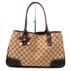 GUCCI ¥È¡¼¥È¥Ð¥Ã¥° 163805¡¦2123 ¥×¥ê¥ó¥·¡¼¥é¥¤¥ó GG¥¥ã¥ó¥Ð¥¹ ¥°¥Ã¥Á ¥ê¥Ü¥ó ¥Ù¡¼¥¸¥å ¥À¡¼¥¯¥Ö¥é¥¦¥ó 10505