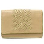 BOTTEGA VENETA Bottega Veneta футляр для визитных карточек футляр для карточек сетка серый ju× зеленый кожа 11809