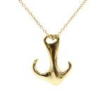 ショッピングティファニー Tiffany&Co. ティファニー アンカー ネックレス K18 18金 イエローゴールド エルサ・ペレッティ 錨 30852