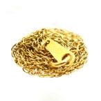  двойной red beans цепь колье 18 золотой желтое золото K18YG 40cm 2.6g металлы 31297