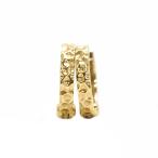  Gold ушные каффы обе уголок для 10 золотой желтое золото K10YG диаметр 1cm 0.9g металлы 31556