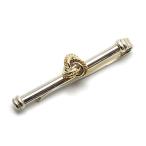 Tiffany&amp;Co. Tiffany кручение узел Thai балка SV925 K18 серебряный 18 золотой Gold галстук булавка A00233