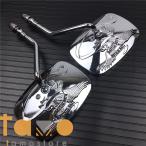 【並行輸入品】バイク modified metal eagle rear view mirrors ハーレー スポーツスター 1200 fat boy v rod カスタムパーツ 部品 アクセサリー