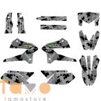 【並行輸入品】klx250 カワサキ klx 250 2008-2012 2014 21 stickers decals graphics background カスタムパーツ 部品 アクセサリー