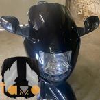 ホンダ HONDA CBR1100XX ウィンドスクリーン フロントガラス ダブルバブルスクリーン バイクアクセサリー CBR 1100 XX 1100XX SUPER BLACK BIRD 96-07