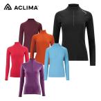 ACLIMAaklima лыжи одежда нижняя рубашка женский <2026>101705 / WarmWool mockneck W's
