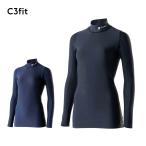 c3fit ножны Lee Fit лыжи одежда нижняя рубашка женский <2024>Kodenshi Warm High Neck Long Sleeves / GCW62302