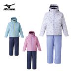 スキーウェア キッズ スノーウェア ジュニア ミズノ MIZUNO 上下セット <2024> Z2MGA956 / SNOW Jr. PRINT SUIT スノープリントスーツ スノーウェア
