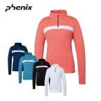  Phoenix лыжи одежда PHENIX нижняя рубашка женский <2025>ESW24LS50 / Gold Accent 1/2 Zip Tee