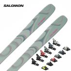 SALOMON Salomon лыжи мужской женский <2026>QST 100 ICEBERG GREEN[L47826000] + <27>SALOMON STRIVE 14 GW крепления комплект установка бесплатный 
