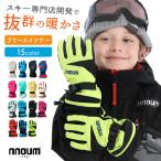 スキー グローブ スノーボード スノボ キッズ ジュニア 手袋 NNOUM ノアム 子供 男の子 女の子 軽量 防寒 スノーグローブ ストレッチ 5本指 暖かい