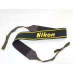[ б/у товар ]Nikon FOR PROFESSIONAL ширина примерно 44mm шнур ширина примерно 13mm черный x желтый ремешок Nikon [ труба 8040NI-0220]