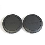 [ б/у товар ]Canon EOS оригинальный EF корпус колпак 2 шт. комплект Canon [ труба CN231]