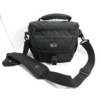 [ б/у товар ]Lowepro Nova 160 AWnoba сумка на плечо черный (* дождевик нет ) трос ro камера сумка [SP303]