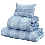  перья ватное одеяло комплект / постельные принадлежности комплект ( полуторный размер /3 позиций комплект ) голубой матрац * подушка имеется всесезонный соответствует 