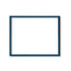 〔木製額〕色あせを防ぐUVカットアクリル デッサン額 三三サイズ（606×455mm）ブルー 壁掛けひも付き 化粧箱入り
