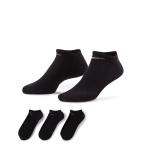  Nike NIKE Junior женский мужской 3P Every tei подушка no-shou носки low cut SX7673 черный 