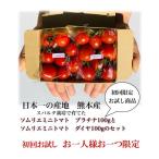【初回限定お試し】ソムリエミニトマト　プラチナ100gとダイヤ100gの食べ比べセット
