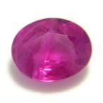 ショッピングルビー ルビー ルース 1.210カラット(1.210ct), オーバル, 紅玉, 日本宝石科学協会