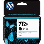 ショッピングed ＨＰ　ＨＰ７１２Ｂ　インクカートリッジ　ブラック　８０ｍＬ　３ＥＤ２９Ａ　１個