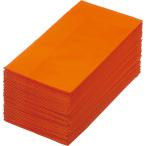 カラーナプキン　２ＰＬＹ　８つ折　マンダリン　１パック（５０枚）