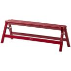 ショッピング踏み台 天馬　アルミワイド踏み台　１段　レッド　１台
